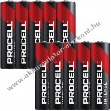 Duracell Procell Intense alk�li AA Mignon LR06 1,5V 10db/csomag