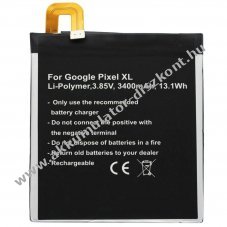 Helyettes�t� Akkumul�tor Google Pixel XL 3,85V 3400mAh Li-Polymer