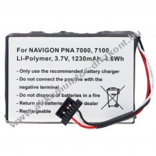 Helyettes�t� Akkumul�tor Navman N20 PNA 7000 E4MT081202B22 BP/LP1230/11/A0001U gps �s navig�ci�