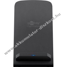 Vezet�k n�lk�li 10W Qi asztali gyorst�lt� �llv�ny QC3.0 USB t�pegys�ggel