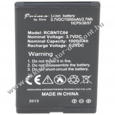 Original Primo by Doro 366 3,7V 1000mAh l�tium-ion Akkumul�tor
