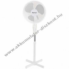 �ll� ventil�tor 40cm oszc. 3 fokozat �ll�that� magass�g d�l�st�l v�dett t�lmeleged�sv�d� feh�r