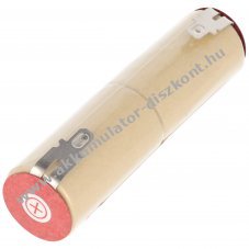 Helyettes�t� Akkumul�tor 2,4V 1900-2000mAh Faston 4,8mm csatlakoz� k�zi porsz�v�hoz NiCd