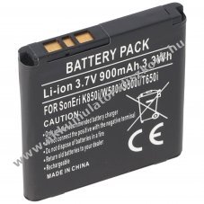 Helyettes�t� Akkumul�tor Sony Ericsson BST-38 3,7V 750-900mAh Li-ion