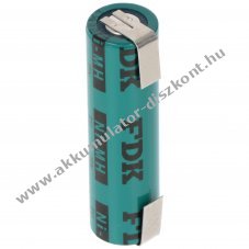 Helyettes�t� Akkumul�tor FDK (Sanyo) Flat Top AA Mignon ceruza Akkumul�tor 1,2V 1650mAh 1db/csomag NiMH