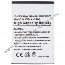 Helyettes�t� Akkumul�tor PDA �s MP3 Dopod 565 ST26 3,6V 850-1050mAh Li-Ion