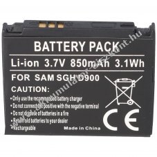 Helyettes�t� Akkumul�tor Samsung SGH-D900 3,7V 800mAh Li-ion