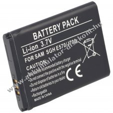 Helyettes�t� Akkumul�tor Samsung SGH-J700 3,7V 600mAh Li-ion