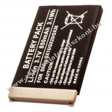 Helyettes�t� Akkumul�tor Sharp GX15 GX25 GX30 GX30i 850mAh mobiltelefon