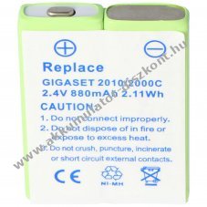 Helyettes�t� Akkumul�tor Siemens GIGASET 3010 POCKET 2,4V 700-880mAh NiMH
