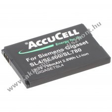 Helyettes�t� Akkumul�tor Siemens Gigaset V30145-K1310K-X444 3,7V 830mAh Li-Ion