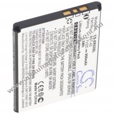 Helyettes�t� Akkumul�tor Sony Ericsson Yari BST-43 Li-ion