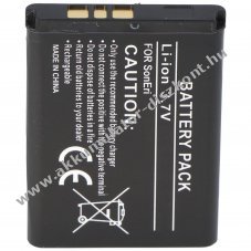 Helyettes�t� Akkumul�tor Sony Ericsson K600i 3,6V 600mAh Li-ion