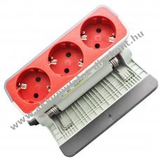 3-as fali eloszt� bilincses r�gz�t�ssel gyermekv�delemmel