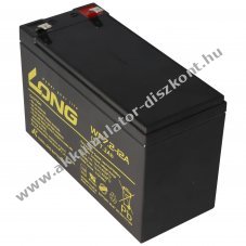 Helyettes�t� Akkumul�tor Steripower 12V 7,2Ah WP7.2-12A MP7.2-12 6,3mm Faston Pb AGM