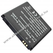 Helyettes�t� Akkumul�tor WIKO Sunny 2 Wiko 2510 mobiltelefon 3,7V 1300mAh Li-Ion