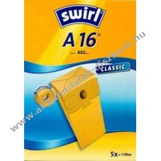 Swirl porsz�v�zs�k A16 Classic speci�lis pap�r AEG porsz�v�khoz