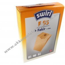 Swirl F95 Classic porsz�v�zs�k speci�lis pap�r 4db/csomag Fakir Nilco