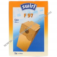 Swirl porsz�v�zs�k F97 Classic speci�lis pap�r Fakir �s nilco porsz�v�khoz