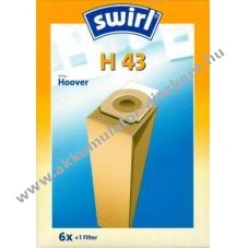 Swirl porsz�v�zs�k H43 Classic speci�lis pap�rb�l Hoover porsz�v�khoz