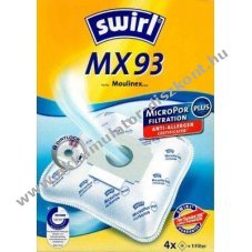 Swirl porzs�k MX93 (MX95) MicroPor Plus Moulinex porsz�v�khoz