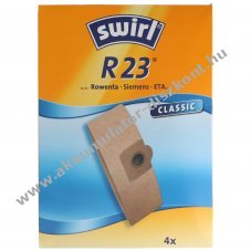 Swirl R23 Classic porzs�k speci�lis pap�r Rowenta Bosch K�rcher Siemens