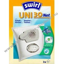 Swirl UNI30net univerz�lis porsz�v�zs�k meger�s�tett 21-30cm O59-70mm AEG Bosch K�rcher 3db/csomag
