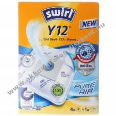 Swirl porzs�k Y12 MicroPor Plus kompatibilis Dirt Devil, ETA, Waves