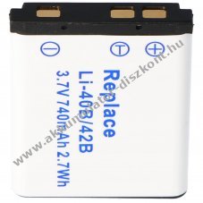 Helyettes�t� Akkumul�tor Tevion SZ7 SZ8 3,7V 700mAh f�nyk�pez�g�p Li-Ion