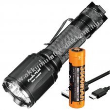Fenix TK25Red zsebl�mpa feh�r �s piros LED 1000lm 18650 Akkumul�tor 3500mAh 1db/csomag Li-Ion