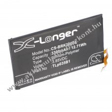 Helyettes�t� Akkumul�tor BlackBerry KEY2 Tlp035B1 3,85V 3300mAh Li-Polymer