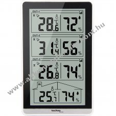 Technoline WS 7060 h�m�r� �llom�s 3 k�ls� �rz�kel�vel