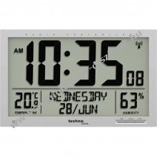 Technoline WS 8013 DCF-77 r�di�s fali�ra Jumbo LCD id�, d�tum, h�m�rs�klet, p�ratartalom, �breszt�
