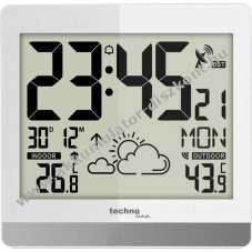 Technoline WS 8119 r�di�vez�relt fali�ra DCF-77 12/24h d�tum 4 nyelv bels�-k�ls� h�m�rs�klet