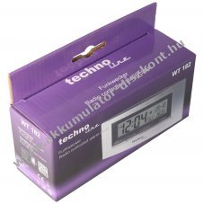 Technoline WT 182 DCF-77 r�di�s �breszt��ra, 12/24h, szundi, LED h�tt�rvil�g�t�s, elemek n�lk�l