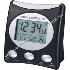 Technoline WT 221 DCF-77 r�di�s �breszt��ra fekete/sz�rke d�tum h�m�rs�klet