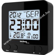 Technoline WT 235 fekete DCF-77 r�di�s �breszt��ra touch-szenzor