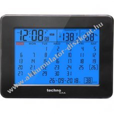 Technoline WT 2500 asztali napt�r DCF-77 r�di��ra vil�g�t�s h�m�rs�klet p�ratartalom 2 �breszt�