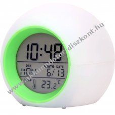 Technoline WT 502 asztali kvarc �breszt� napt�rkijelz�s belt�ri h�m�rs�klet sz�nv�lt�s vil�g�t�s