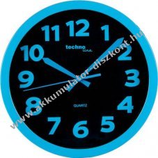 Technoline WT 7420 k�k kvarc fali�ra 1xAA Mignon ceruza LR06 (elem nem tartoz�k)