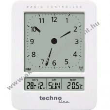Technoline WT 745 r�di�s �breszt��ra digit�lis 2 �breszt�s szundi bels� h�m�rs�klet h�tt�rvil�g�t�s