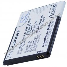 Helyettes�t� Akkumul�tor Cameron Sino KLB150N249 3,7V 1500mAh Kazam Trooper 2 4.0 mobiltelefon Li-Ion