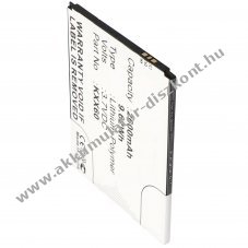 Helyettes�t� Akkumul�tor Cameron Sino Kazam Trooper 2 6.0 Trooper 2 X6.0 3,7V 2600mAh mobiltelefon