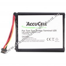 Helyettes�t� Akkumul�tor TomTom Bridge UZ6 1CP515161HR GPS navig�ci� 3,8V 2100mAh Li-Polymer