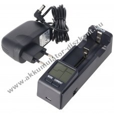 OPUS BT-C100 egyrekeszes gyorst�lt� 3.2V-4.35V t�lt�s �s kis�t�s LiFePO4, Li-ion, NiMH