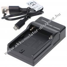 Helyettes�t� Akkumul�tor USB t�lt� Sony FM50 FM55H F550 Panasonic VBD1 JVC V607 NiMH