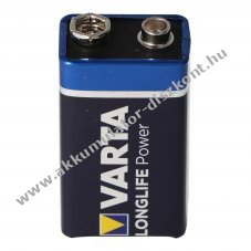 Varta Longlife Power 9V blokk elem alk�li