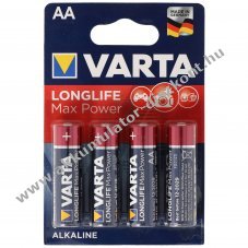 Varta Longlife max Power AA 1,5V 4db/csomag alk�li
