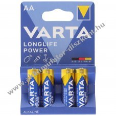 Varta Longlife Power AA (ceruzaelem) 4db/csomag alk�li