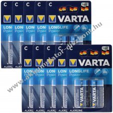 Varta Longlife Power C (b�bi m�ret) alk�li elem 20db/csomag